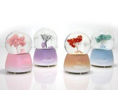 Kar Küresi Hayat Ağacı Tasarımlı Müzikli Işıklı Kar Küresi Orta Boy