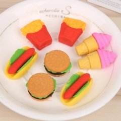 Hamburger Sandviç Seti Silgi 4'lü