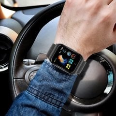 F9 Akıllı Saat Bayan Erkek Spor Saati Metal Kordon IP68 Su Geçirmez Bileklik