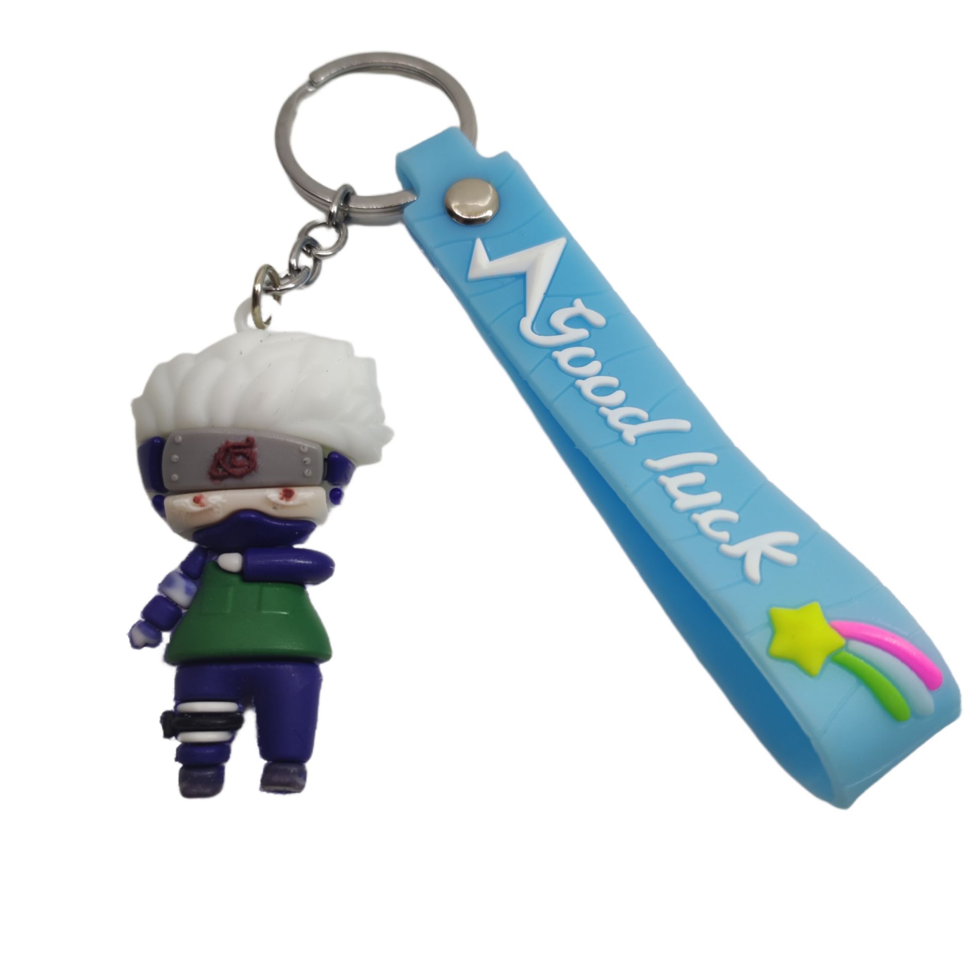 Anime Naruto Kakashi Hatake Figür Anahtarlık Çanta Aksesuarı Süsü