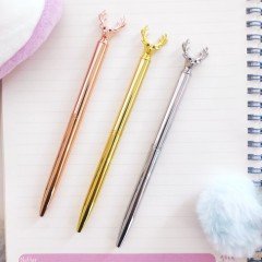 Metalik Renk Geyik Tükenmez Kalem