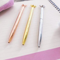 Metalik Renk Geyik Tükenmez Kalem