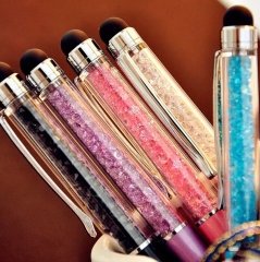 Kristal Taşlı Stylus & Tükenmez Kalem