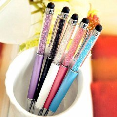 Kristal Taşlı Stylus & Tükenmez Kalem
