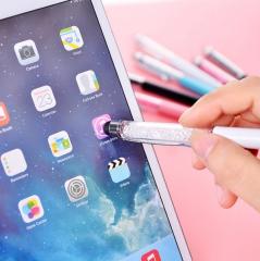 Kristal Taşlı Stylus & Tükenmez Kalem