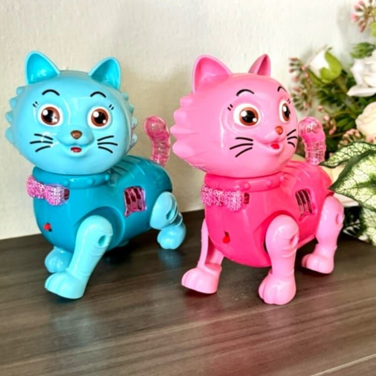 Kedi Yürüyen Hareketli Müzikli Işıklı Kedi Oyuncak