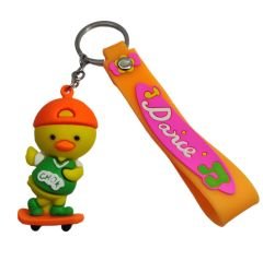 Sevimli Kaykaycı Civciv Anahtarlık Çanta Aksesuarı Süsü