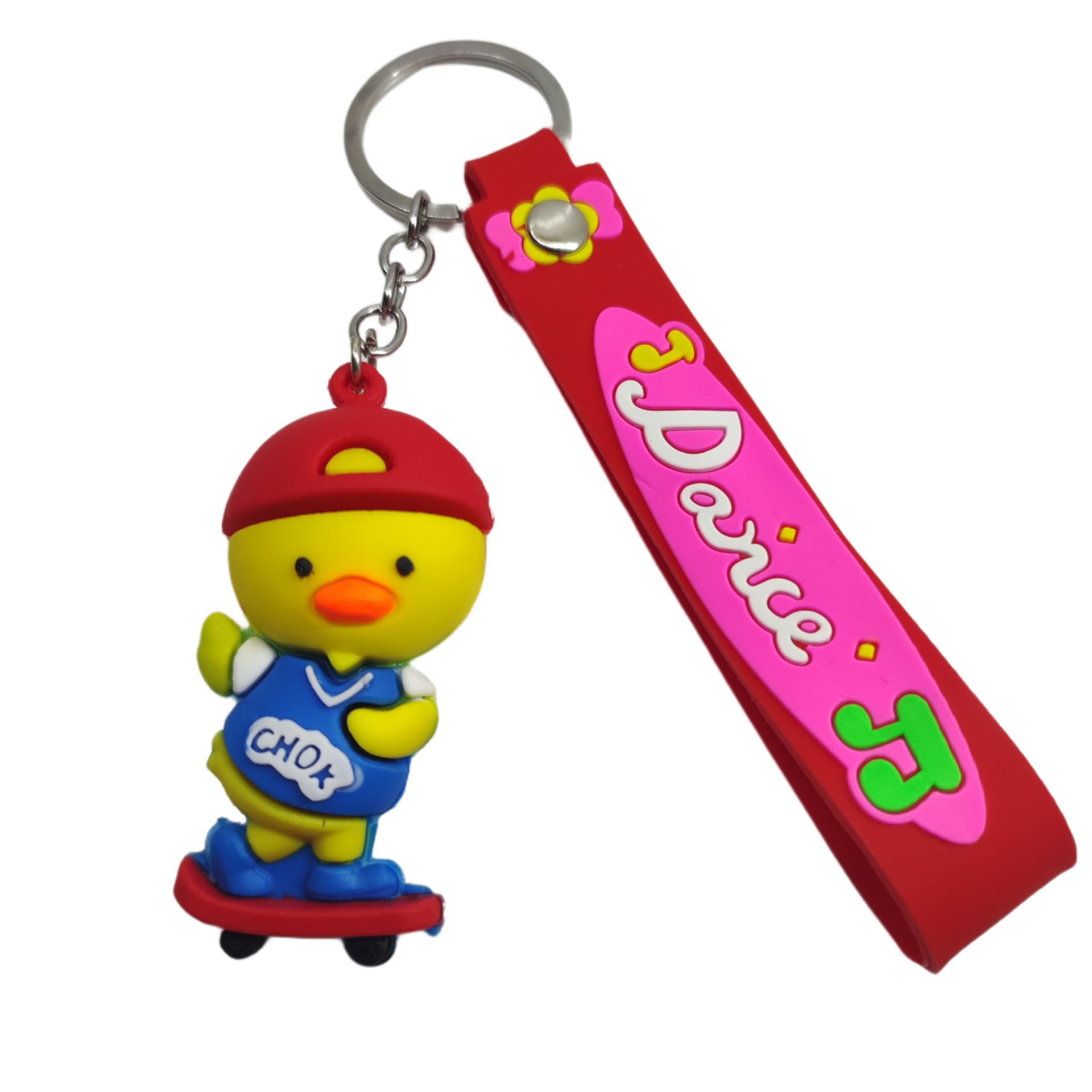 Sevimli Kaykaycı Civciv Anahtarlık Çanta Aksesuarı Süsü