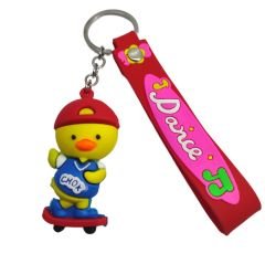 Sevimli Kaykaycı Civciv Anahtarlık Çanta Aksesuarı Süsü