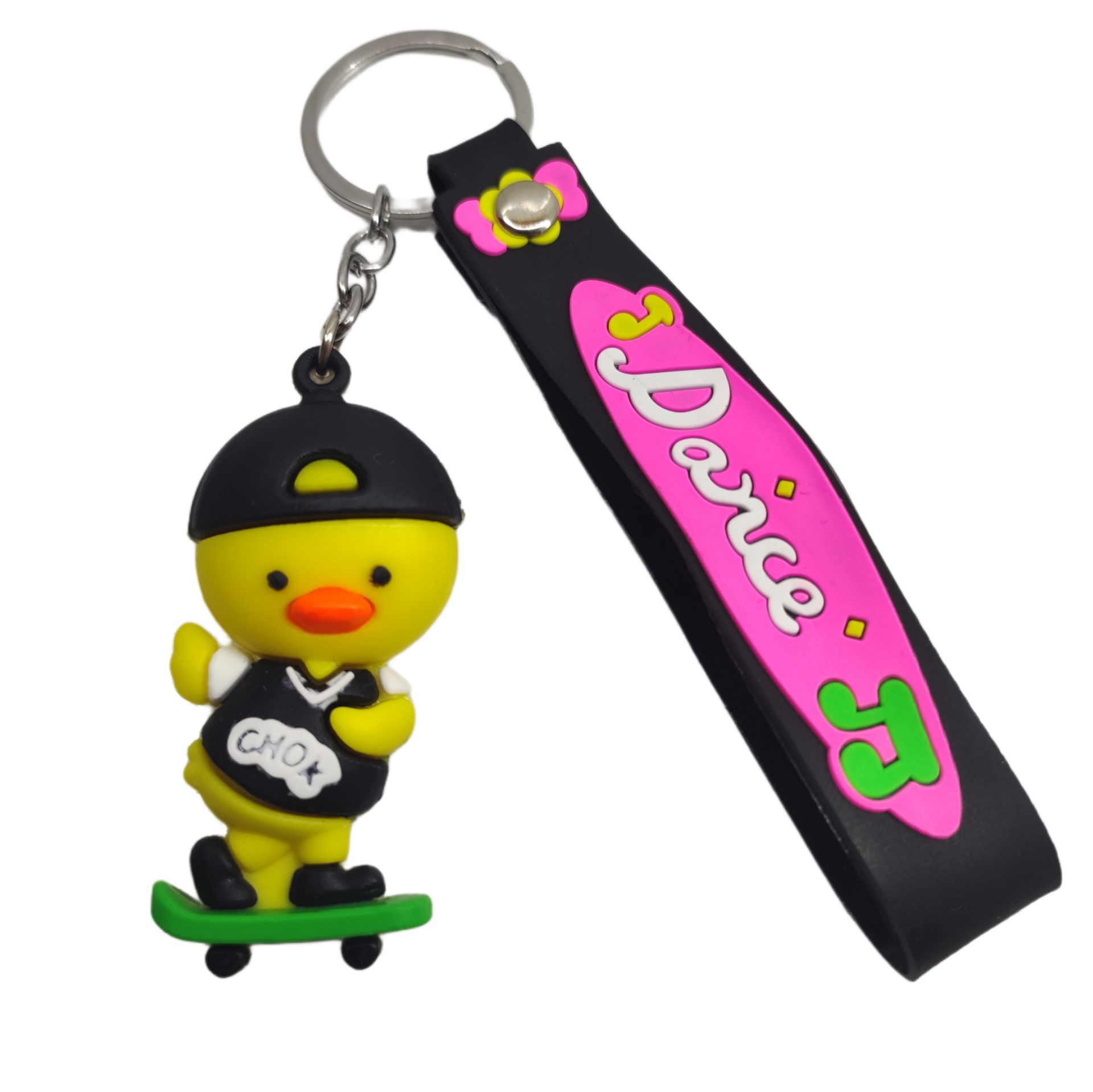 Sevimli Kaykaycı Civciv Anahtarlık Çanta Aksesuarı Süsü