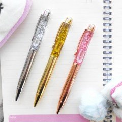 Simli Sulu Tükenmez Kalem