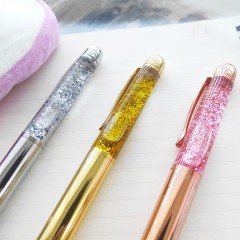 Simli Sulu Tükenmez Kalem