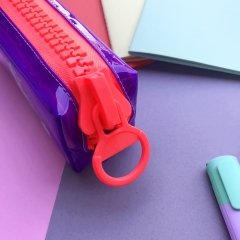 Zipper Unicorn Mor - Turuncu Büyük Kalemlik