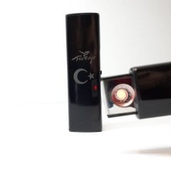 İnce Alevsiz Elektronik Türkiye Ay Yıldız Çakmak Şarjlı