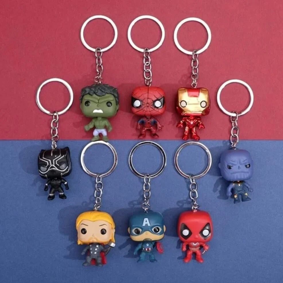 Marvel Süper Kahramanlar Figür Anahtar 1 Adet