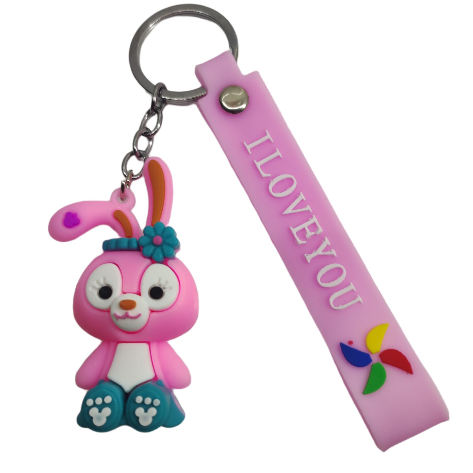 Sevimli Tavşan Anahtarlık Çanta Aksesuarı Süsü