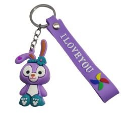 Sevimli Tavşan Anahtarlık Çanta Aksesuarı Süsü