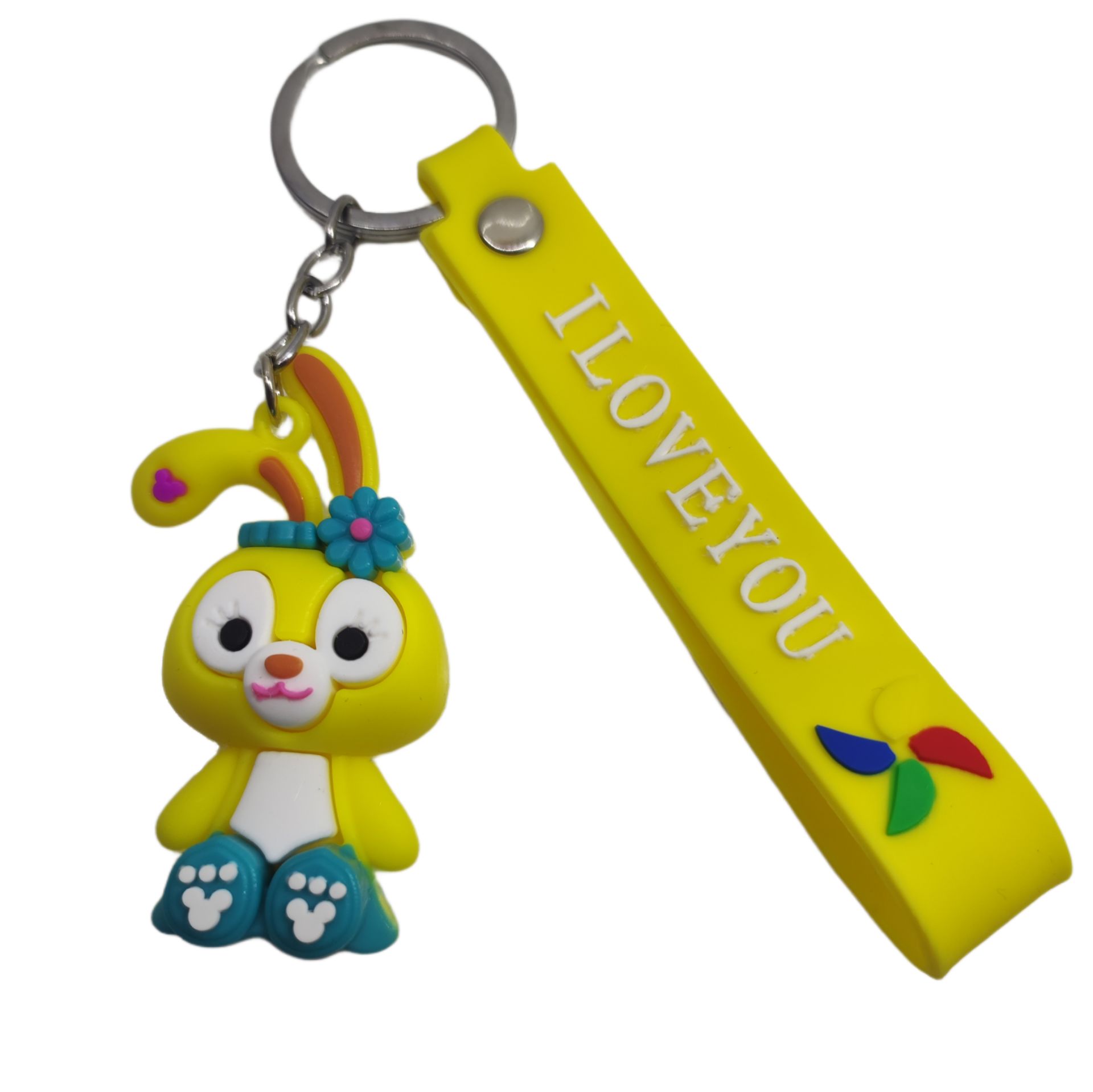 Sevimli Tavşan Anahtarlık Çanta Aksesuarı Süsü