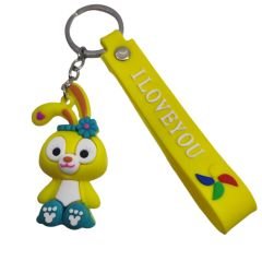 Sevimli Tavşan Anahtarlık Çanta Aksesuarı Süsü