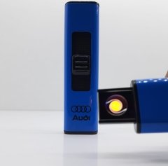 İnce Alevsiz Elektronik Audi Çakmak Şarjlı