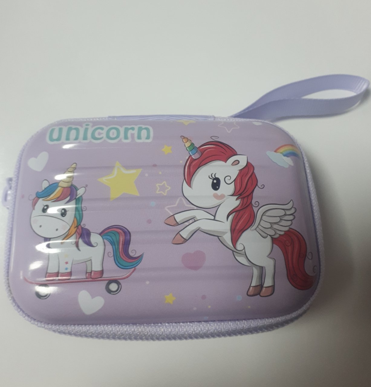 Unicorn Mor Metal Cüzdan