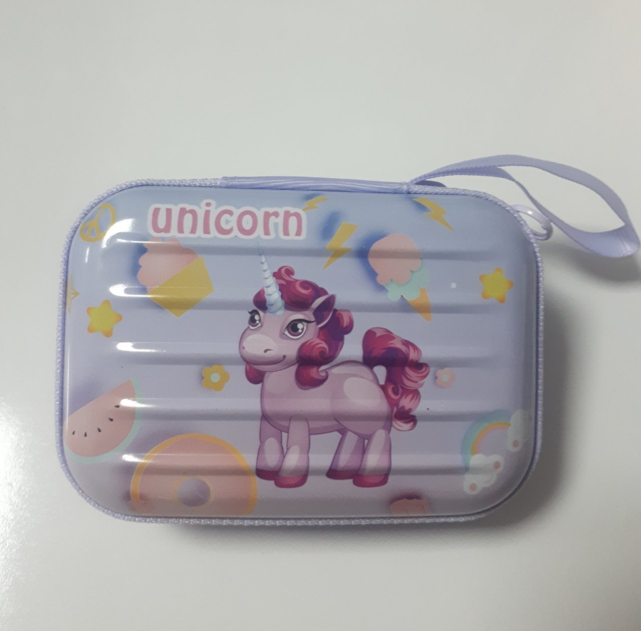Unicorn Mor Metal Cüzdan
