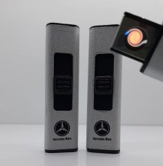 İnce Alevsiz Elektronik Mercedes Benz Çakmak Şarjlı
