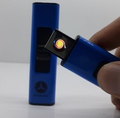 İnce Alevsiz Elektronik Mercedes Benz Çakmak Şarjlı