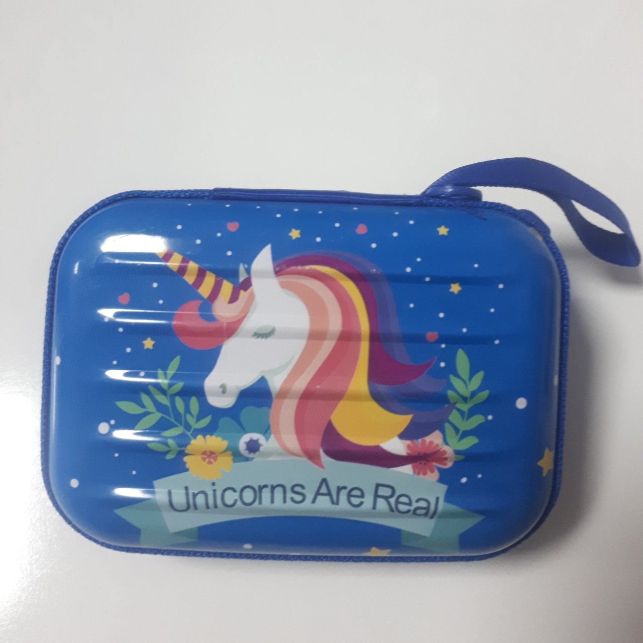 Unicorn Lacivert Metal Cüzdan