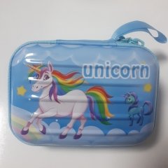 Unicorn Mavi Metal Cüzdan