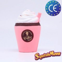 Squishy Coffee Cup Pembe Sukuşi