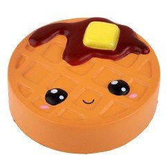 Çikolatalı Waffle Squishy Oyuncak Sukuşi