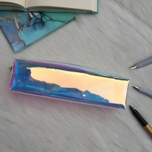 Metalik Hologram Şeffaf Kalemlik