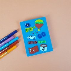 Seyahat Temalı Not Defteri Kokulu