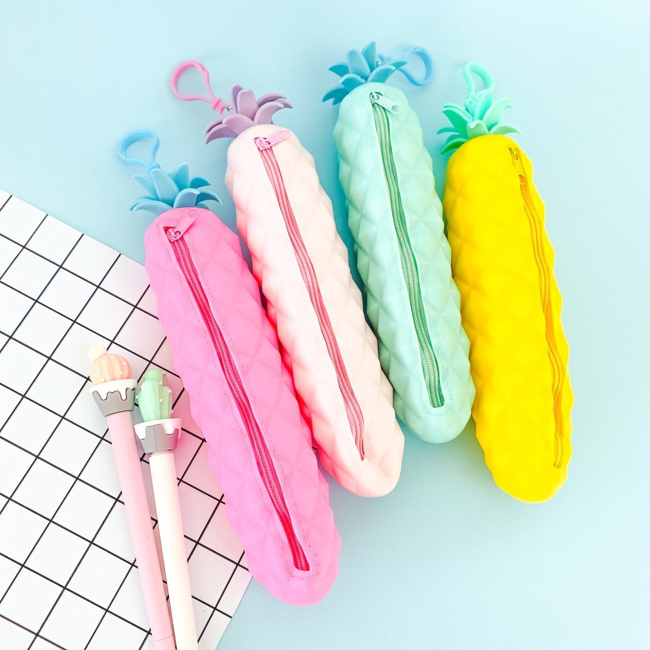 Ananas Silikon Kalemlik