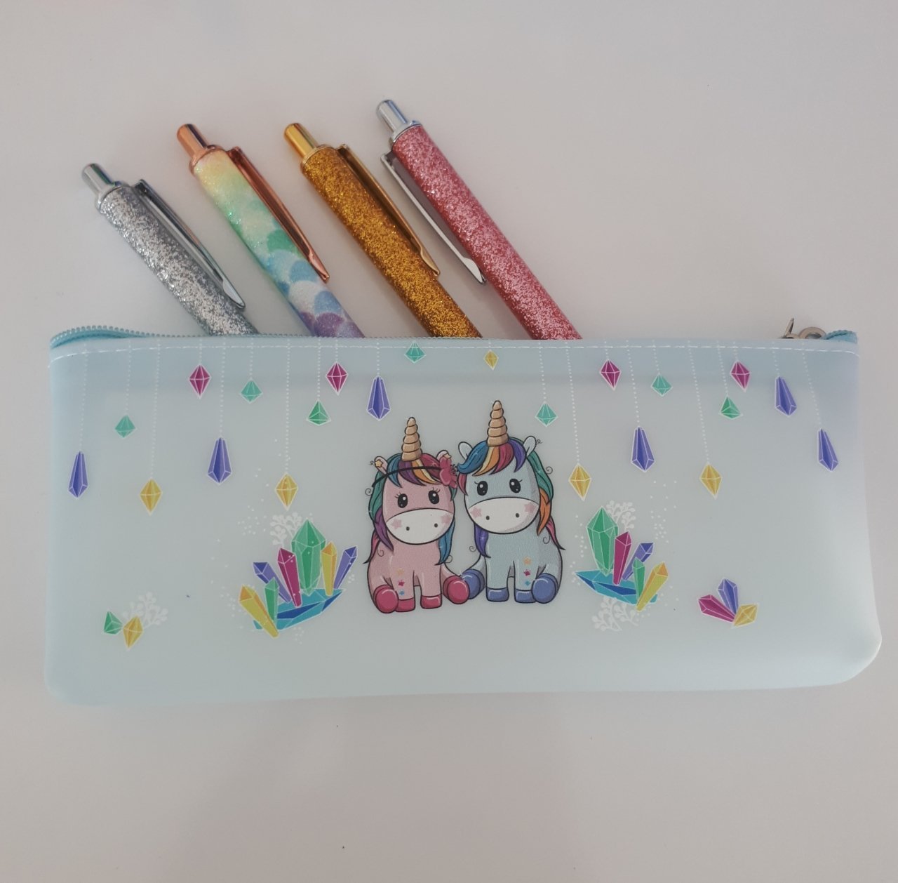 İkili Unicorn Silikon Kalemlik