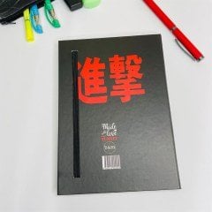 Levi Attack On Titan Tasarımlı Lastikli Defter