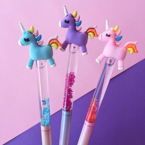 Unicorn Simli Sulu Jel Mürekkep Kalem