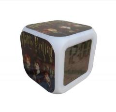 Harry Potter Renk Değiştiren Alarmlı Termometreli Dijital Küp Saat Model 3