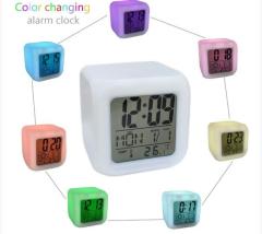 Harry Potter Renk Değiştiren Alarmlı Termometreli Dijital Küp Saat Model 3