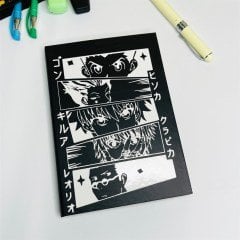 Hunter X Hunter Tasarımlı Lastikli Defter