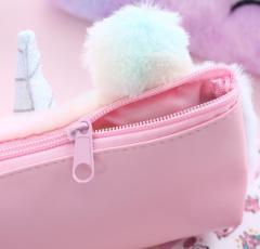 Peluş Unicorn Tasarım Kalem Kutusu Kalemlik