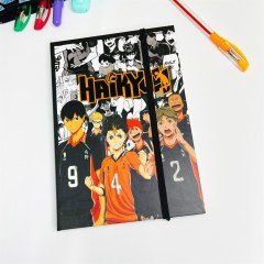 Haikyuu Tasarımlı Lastikli Defter