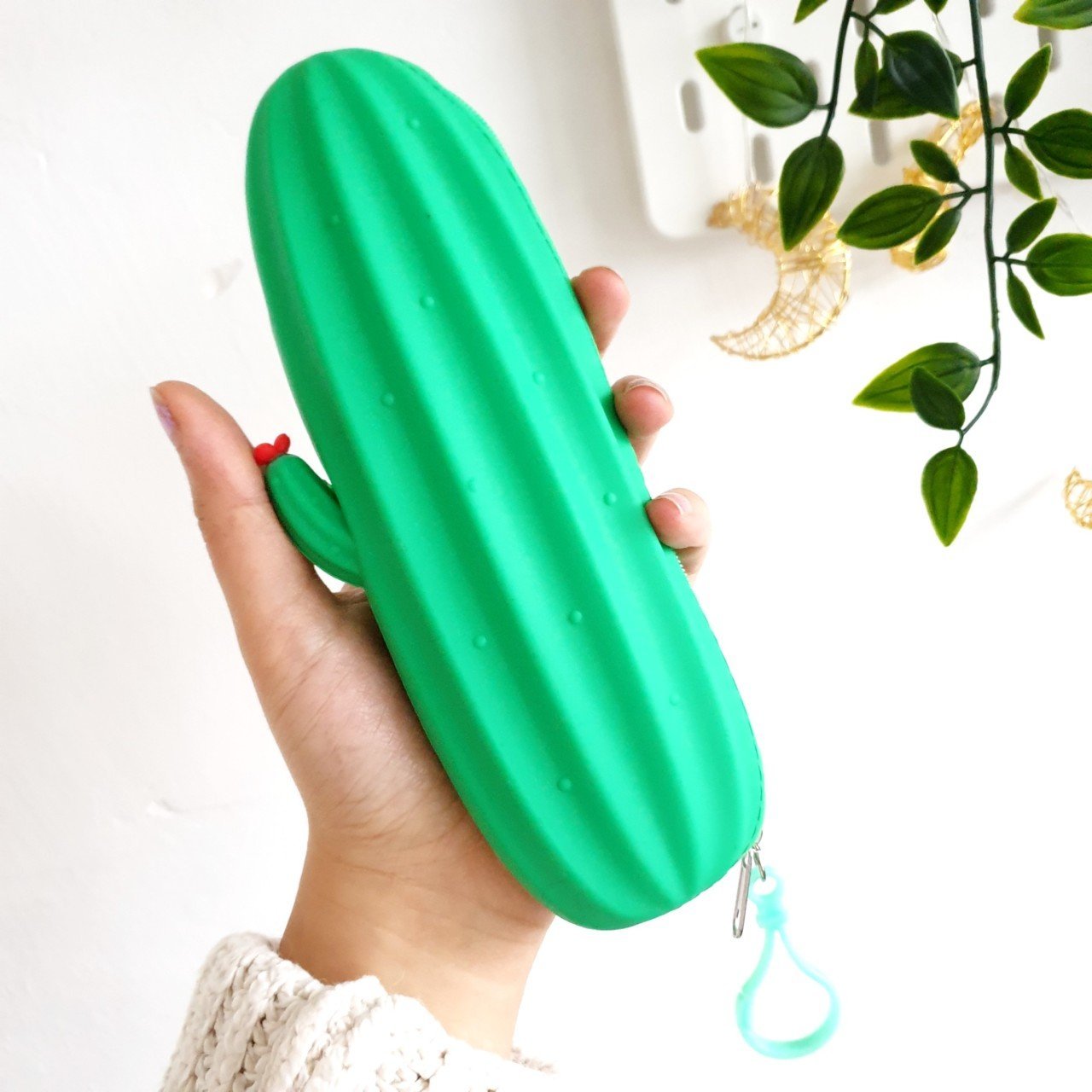 Kaktüs Dolgulu Silikon Kalemlik