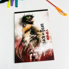 Anime Attack On Titan Tasarımlı Lastikli Defter