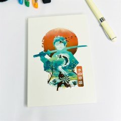Demon Slayer Dragon Tasarımlı Lastikli Defter
