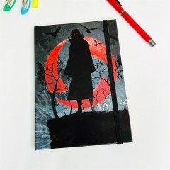 Naruto Uchiha Itachi Sharingan Tasarımlı Lastikli Defter