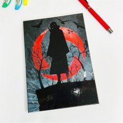 Naruto Uchiha Itachi Sharingan Tasarımlı Lastikli Defter