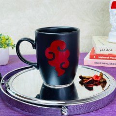 Akatsuki Tasarımlı Siyah Kupa