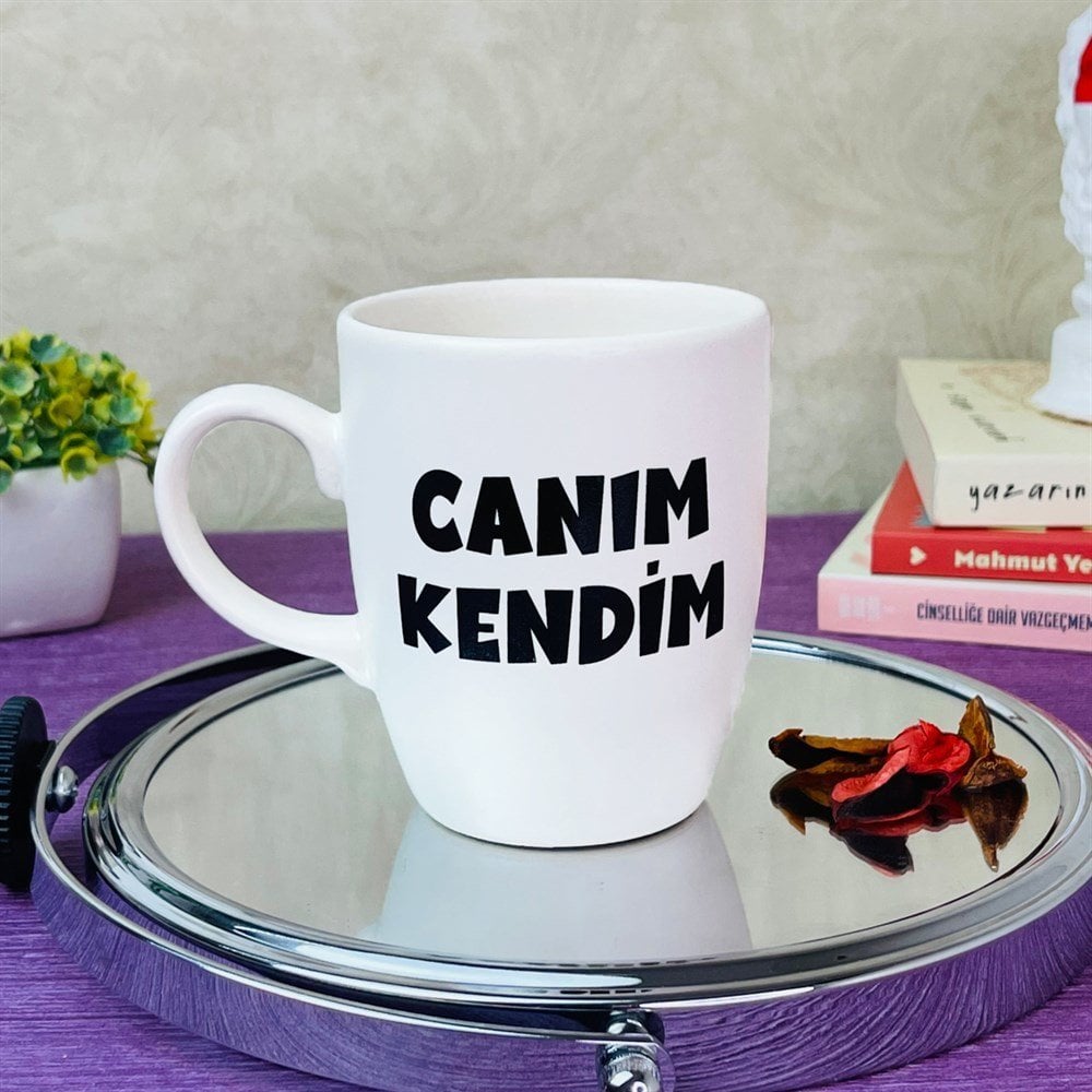 Canım Kendim Tasarımlı Beyaz Kupa